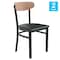 Flash Furniture Green Vinyl Dining Chairs - Natural Wood Backs, 2PK 2-XU-DG6V5GNV-NAT-GG - alternate 8